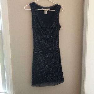 Sequin Navy blue dress